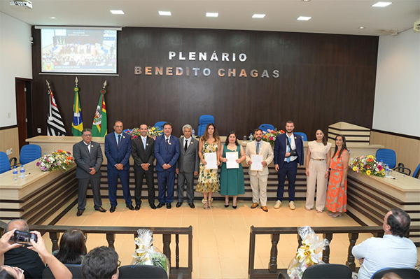 Divulgação - Posse dos eleitos de Pedrinhas Paulista - Foto: Divulgação