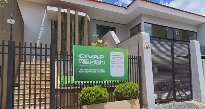 Construção da nova Sede do Civap que em breve será entregue