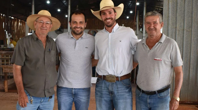 Jornal da Comarca - José Lázaro, Luis Gustavo, Luis Henrique e Eduardo Tirolli - Foto: Jornal da Comarca