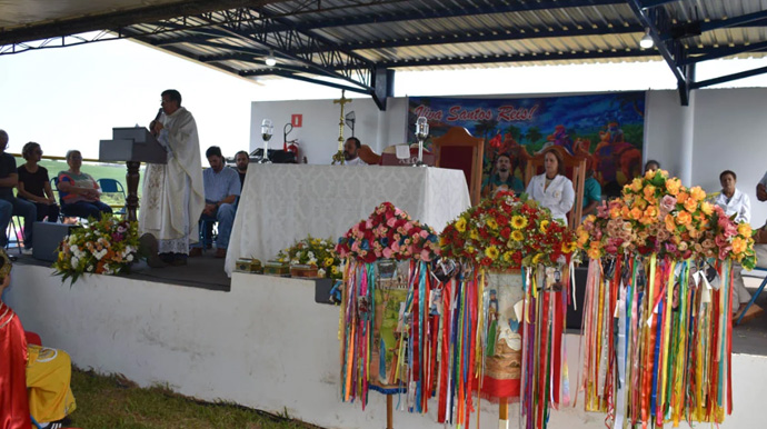 Jornal da Comarca - Festa teve início com a celebração da missa - Foto: Jornal da Comarca