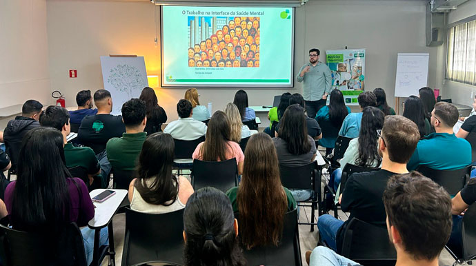 Divulgação - Palestra foi ministrada pelo Dr. Lucas Sussel na empresa Leveros - Foto: Divulgação