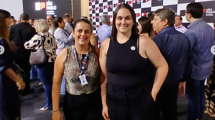 Divulgação - Secretária de Saúde, Heloysa de Souza Petenaci e Enfermeira Assistente Técnica Fabiana Moro - Foto: Divulgação